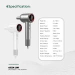 سشوار 1600w گرین لاین مدل Green Lion LUXAIR GNLUXHDR - Image 11