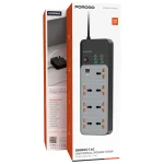 چندراهی برق و شارژر تایمر دار پرودو 3000W مدل 7AC PDFWCH099GY - Image 2