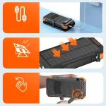 پاوربانک خورشیدی پرودو 20000mAh مدل PDPBFCH070BK - Image 9
