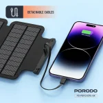 پاوربانک خورشیدی پرودو 20000mAh مدل PDPBFCH070BK - Image 5