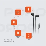 هندزفری سیمی Porodo Soundtec Type-C مدل PD-STWLEP044 - Image 4