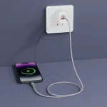 کابل شارژ و انتقال داده تایپ C به لایتنینگ پرودو مدل PDDC27SL - Image 4