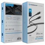 کابل شارژ و دیتا USB-C به Lightning 30W پاورولوژی PC031 مدل PCAB031GY - Image 3
