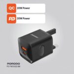 شارژر دیواری پرودو دو پورت مدل Blue EU PB-C12WUK - Image 3