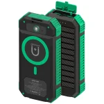 پاوربانک خورشیدی گرین لاین 20000mAh مدل GNSOFLX20PBK