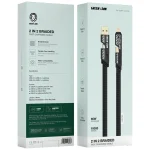 کابل فست شارژ  گرین لاین 2 متری 2‑in‑2 مدل GN2N2C2MTRBK - Image 2