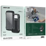پاوربانک گرین لاین 20000mAh مدل Solar Force GNSOLF20PBBK - Image 2