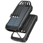 پاوربانک گرین لاین 20000mAh مدل Solar Force GNSOLF20PBBK - Image 3