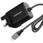 شارژر پرودو 45W GaN مدل Zentrix PDFWCHBC45WBK
