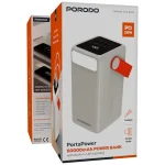 پاوربانک Porodo 60000mAh با چراغ LED مدل PDPBXRT60WH - Image 2