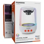 اسپیکر بلوتوثی پرودو Soundtec Crystal-Glow Mini مدل PDSTC7WH - Image 2
