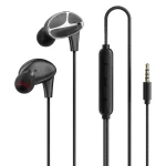 هدفون سیمی Stereo Bass 3.5mm Porodo مدل PDWEC12BK - Image 3