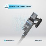 جارو شارژی عصایی پاورولوژی بیسیم 27000Pa مدل PPBCHA52 - Image 7