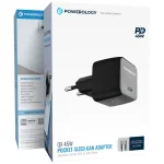 آداپتور GaN شارژ سریع 45W پاورولوژی مدل PWCUQC056BKC - Image 4