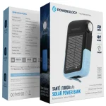 پاور بانک خورشیدی پاورولوژی 10000 میلی آمپر مدل PPBDS05BK - Image 2