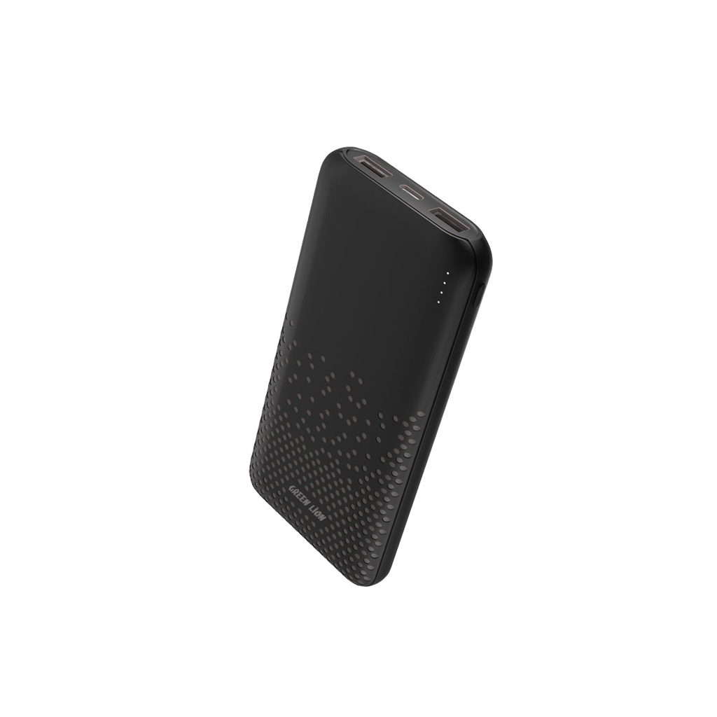 GNRME10KPD2BK-Green-Lion-Rome-10000mAh-Power-Bank-Black-1 پاوربانک گرین لاین 10000 میلی آمپر مدل Rome GNRME10KPD2BK - Image 1