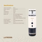 اسپرسوساز شارژی قابل حمل Lepresso مدل LPCFFM0001 - Image 22