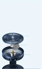 پنکه چندکاره تاشو Multifunctional Circulating Fan - Image 4
