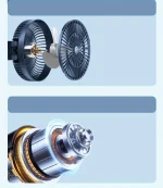 پنکه چندکاره تاشو Multifunctional Circulating Fan - Image 2