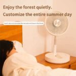 پنکه تاشو شارژی مدل P2000 Folding Fan - Image 6