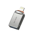 مبدل OTG گرین لاین USB-A به USB-C و Lightning مدل GNOTGA