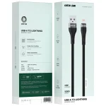 کابل شارژ USB-A به لایتنینگ گرین لاین مدل Braided GNBRSATL2MBK - Image 3