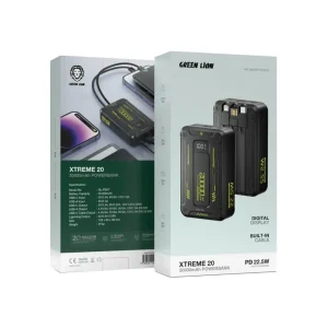 پاوربانک گرین لاین 20000 میلیآمپر مدل Xtreme GNXTREM20BK - تصویر 2