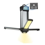 چراغ کار شارژی Super Bright Work Light P50 LED + 3 COB - Image 4