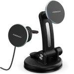 شارژر وایرلس و هولدر خودرو پاورولوژی مدل Airwave PWMWCC5GY