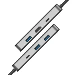 هاب USB-C شش کاره پرودو مدل PDTC630GY - Image 6