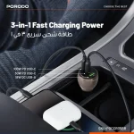 شارژر فندکی 130W پرودو مدل Valtro PDCCR35BR - Image 5
