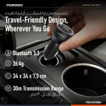شارژر فندکی Dual USB-C پرودو مدل Velano PDCCR31BK - Image 3