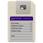 پاوربانک مگ‌سیف 10000 پاورولوژی مدل Floppydisk Retro PPBCHA97WH - Image 4