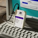 پاوربانک مگ‌سیف 10000 پاورولوژی مدل Floppydisk Retro PPBCHA97WH - Image 7