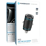 شارژر فندکی پاورولوژی Pico Dual Port 36W مدل PCCSR023BK - Image 4