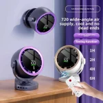 پنکه رومیزی دیجیتال F80 Digital Desktop Fan - Image 4