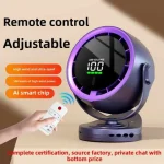 پنکه رومیزی دیجیتال F80 Digital Desktop Fan - Image 8