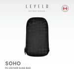 کیف Levelo Soho Leather Sling Bag | کیف کراس‌بادی چرمی لوکس مردانه و زنانه مدل LVLSSBBK - Image 4