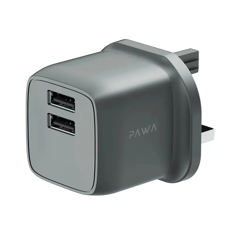 9tKXtE2QQ3oq4xOzEWnpDzF4Wyu2NEc5E46a9yMg شارژر دیواری 12 وات پاوا Pawa مدل Pocket Mini Travel Charger به همراه کابل USB به لایتنینگ - Image 1
