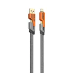 کابل 1.2m گرین لاین مدل Braided Fast Charging GN4IN1C12MOG
