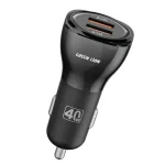 شارژر فندکی گرین لاین 40 وات QC3.0 مدل GNCC40WQC2