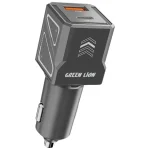 شارژر فندکی 60W گرین لاین مدل Dual Volt GNDVC12CC