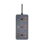چند راهی و محافظ برق مدل GNGS200PSBK گرین لاین Green Lion GS-200 Power Socket 2500W - Black