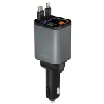 شارژر فندکی گرین لاین 65 وات جمع‌شونده مدل GNRTCC65WGY