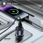 شارژر فندکی گرین لاین دو پورت 75 وات مدل Green Line 75W Dual-Port Car Charger GNDPCC75W - Image 11