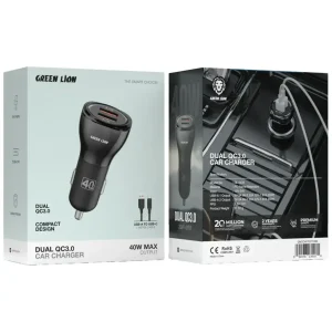 شارژر فندکی گرین لاین 40 وات QC3.0 مدل GNCC40WQC2 - تصویر 7