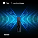 میکروفون یقه ای بیسیم حذف نویز سهسطحی گرین لاین مدل GM-75X GNGM75XMIC - Image 8