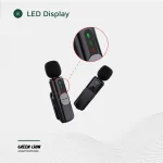 میکروفون یقهای بیسیم گرین لاین مدل GM-76X با حذف نویز 3 سطحی GNGM76XMICBK - Image 8
