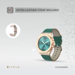 ساعت هوشمند هیبریدی لِولو Levelo مدل OAK - LVLOAHSBK - Image 24