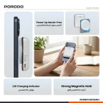 پاوربانک 5000 میلی‌آمپر MagSafe پرودو مدل Sovo - Image 4